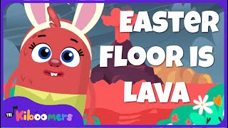 Easter Floor is Lava - THE KIBOOMERS Preschool Dance Songs - Brain Break