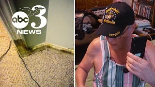 Pensacola veteran feeling sickly effects as neglected apartment becomes overrun with mold