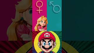 The Super Mario Bros Characters in Gender Swap Mode #anime #Mario #shorts