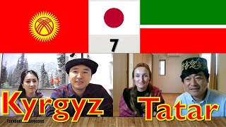 [Series2][7]Kyrgyz vs Tatar   | キルギス人はタタール語を、タタール人はキルギス語をどのくらい理解できるか