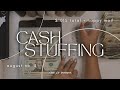 Cash Stuffing | $1015 | Aug 2024 | No. 3 | Sinking Funds + Savings | Happy Mail | Biweekly Paycheck