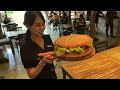 fat bowl’s massive 30cm fat burger challenge in bali indonesia must be eaten within 30 minutes