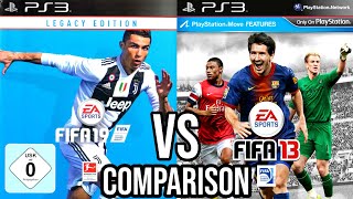 FIFA 19 Vs 13 PS3