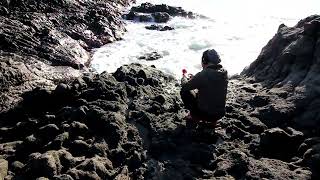 Field recording at japan sea / 波の音の録音