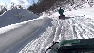 Snowmobile land experience in Hokkaido