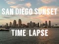 San Diego city time-lapse at Sunset