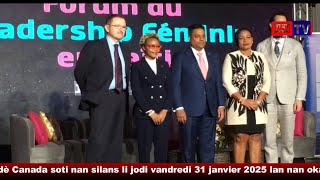 🛑Emmelie Prophète-Milcé fenk mande pou tout fanm dwe egal ak tout gason…