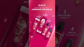 Yeni Elidor Braziliya Keratin Baxım Seriyası ilə mükəmməl düz saçlar!