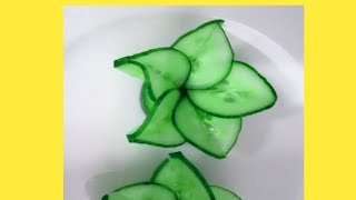 How to make beautiful Cucumber flower, for beginners