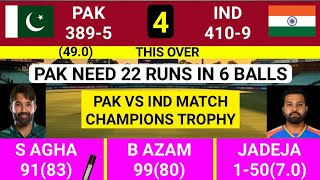 Pakistan vs India champions trophy 2025 highlights, Pak vs Ind champions trophy 2025 highlights