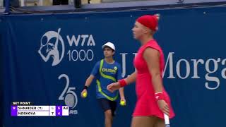 Highlights: Dubai R2 - Linda Noskova vs. Diana Shnaider - 2025 Dubai Duty Free Tennis Championships