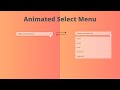 How To Make Select Menu Design Using HTML CSS And JavaScript | Custom Select Box Design