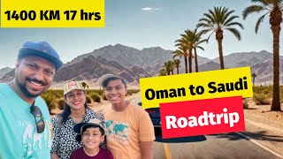 Oman to Saudi Roadtrip 🚘 How to go Saudi from Oman by Car | Saudi Oman Border Crossing Process