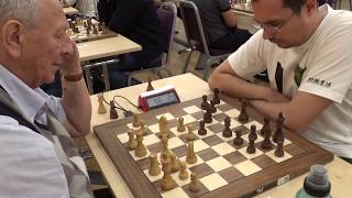 Blitz chess: GM Evgeny Sveshnikov - GM Ivan Popov, Caro-Kann defense