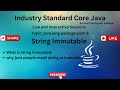 Why String Object is immutable in java|Java for beginners|Core Java Tutorial|FullStackJava|Java 2025