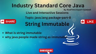 Why String Object is immutable in java|Java for beginners|Core Java Tutorial|FullStackJava|Java 2025