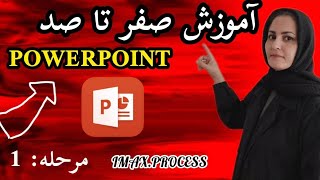 آموزش مبتدی  پاورپوینت۲۰۱۹ /نحوه ذخیره کردن/آشنایی با پاورپوینت