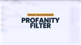 Moderation — Profanity Filter