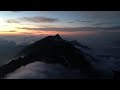 槍ヶ岳 夕焼け アーベントロート タイムラプス 微速度撮影 yarigatake sunset abendrot timelapse