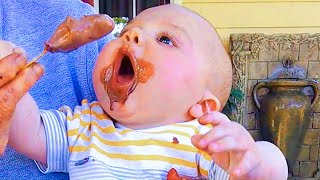 Funny Baby Videos - Funny Baby Eating Compilation