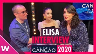 Elisa - Medo de Sentir | Festival da Canção 2020 (INTERVIEW)