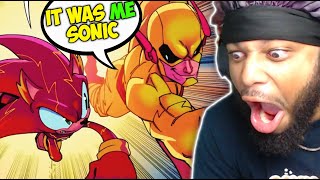 Sonic HUMBLES Reverse Flash (It Was Amazing) | Sonic X DC Crossover Comic Issue 3 REACTION