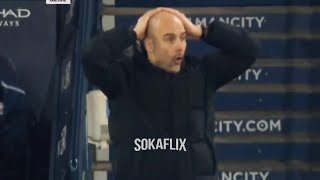 Pep Reactions to Junior Goal 😱