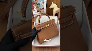 Hermes kelly25金棕色熱門金剛色凱麗包包手提包 #line賬號lvbag3 #微信lvbag2