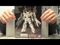 【玩具開箱】hg模型系列 rx 0 full armor unicorn gundam destroy mode 獨角獸鋼彈 全武裝 毀滅模式 外盒開箱 gft ver