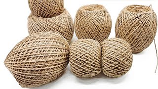 3 ДИВОВИЖНІ ІДЕЇ із ДЖУТУ своїми руками / Jute craft ideas