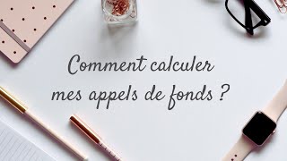 Calculer les appels de fonds VEFA et les intérêts intercalaires