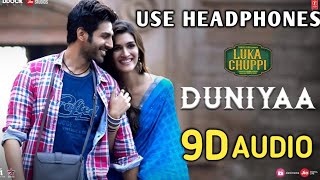 Duniya (9D AUDIO WITH BASS) - Luka Chuppi | Kartik Aaryan Kriti Sanon | Akhil | Dhvani B