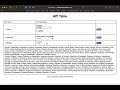 API Table - AJAX/PHP/CURL/JSON Example