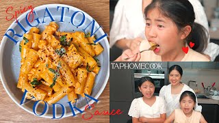 Spicy Rigatoni Vodka Sauce พาสต้าสูตรเด็ด เผ็ด นัว 🌶 | แท๊ปโฮมคุ๊ก Ep21