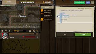 CodeCombat level 10 answer