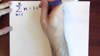 What is the sum 1 + 2 + ... + k? - Week 11 - Lecture 2 - Mooculus