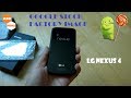 Google LG Nexus 4 Flash Stock Google Factory Image Android 5.1.1 Lollipop