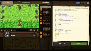 CodeCombat - Metal Detector - JavaScript