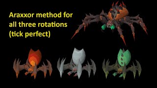 OSRS: Tick perfect Araxxor methods for all three rotations (day of release guide)