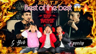 A.N.T.F  RAP BATTLE | G-BOB vs SIXNEM (ROUND 4) @ANTFNEPAL#reacting