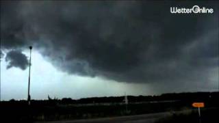 Heftige Gewitter in Holland - Kurzer Tornado gesichtet