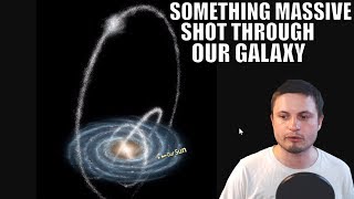 Something Really Massive Punched Through Our Galaxy