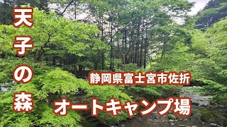 【ソロキャンプ】天子の森オートキャンプ場　静岡県富士宮市佐折