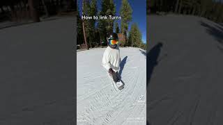 How To S Turn on a Snowboard ( Under 1 minute )