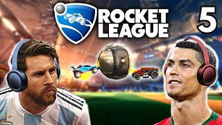 Messi & Ronaldo play Rocket League - MSN vs BBC Special!