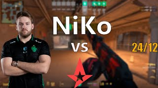 CS2 POV Demo Falcons NiKo (24/12) vs Astralis (de_dust2) @ PGL Cluj-Napoca 2025