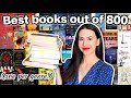 I've read 800 books on Booktube, here are my best recommendations with reviews!