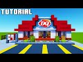 Minecraft Tutorial: How To Make A Dairy Queen 