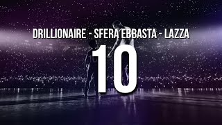 Drillionaire - 10 (feat. Sfera Ebbasta & Lazza) Lyrics video 4k by KingLycris