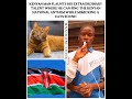 Kenyan man flaunts his talent where he can sing the Kenyan national anthem mimicking a cats Sound